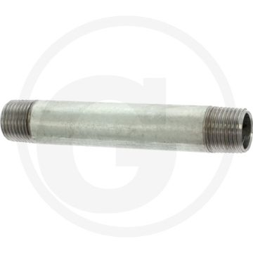 Draadstuk 1/2" staal, verzinkt 120mm