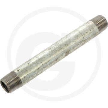 Draadstuk 1/2" staal, verzinkt 150mm