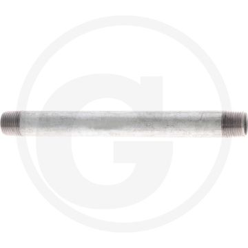 Draadstuk 1/2" staal, verzinkt 200mm lengte