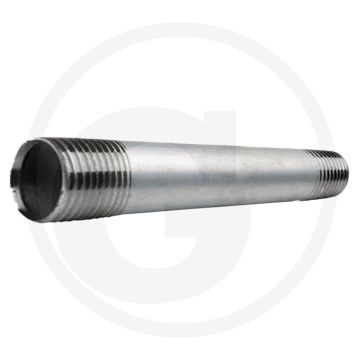 Draadstuk 1/2" staal, verzinkt 400mm