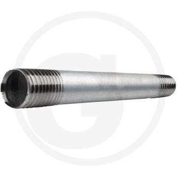 Draadstuk 1/2" - 500mm lengte - staal, verzinkt