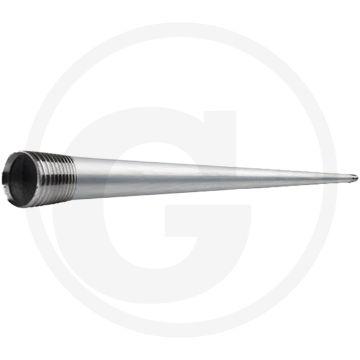 Draadstuk 1/2" staal, verzinkt 2000mm