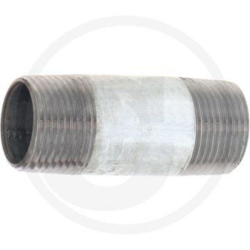 Pièce filetée 3/4" acier, zingué 60mm