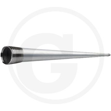 Draadstuk 3/4" staal, verzinkt 2000mm