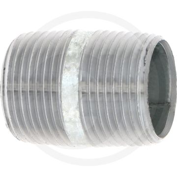 Draadstuk 1" staal, verzinkt 40mm