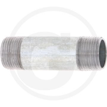 Draadstuk 1" staal, verzinkt 100mm