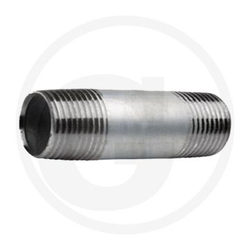Draadstuk 1" staal, verzinkt 150mm