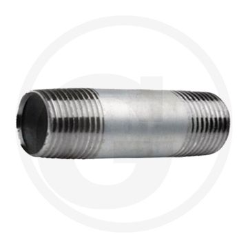 Draadstuk 1" staal, verzinkt 180mm
