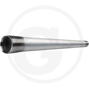 Draadstuk 1" staal, verzinkt 1000mm