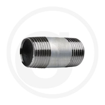 Draadstuk 1 1/4" staal, verzinkt 60mm