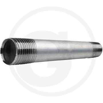 Draadstuk 1 1/4" staal, verzinkt 500mm