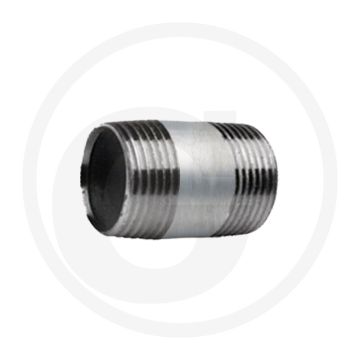 Draadstuk 2" staal, verzinkt 40mm