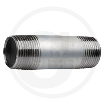 Draadstuk 2" staal, verzinkt 250mm