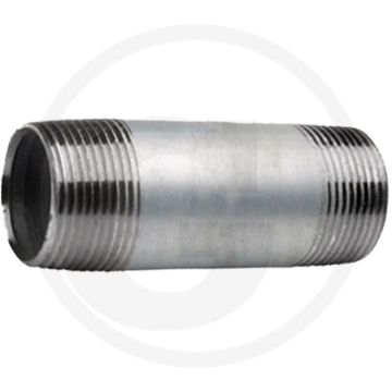 Draadstuk 4" staal, verzinkt 300mm lengte