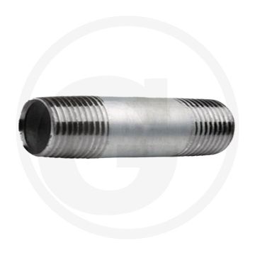 Draadstuk 3/8" staal, verzinkt, lengte 150mm