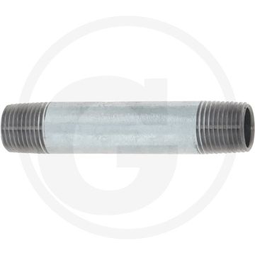 Pièce filetée 100 mm en acier, zinguée Raccord 1/2