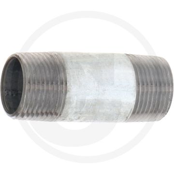 Pièce filetée 3/4" acier, zingué 60mm