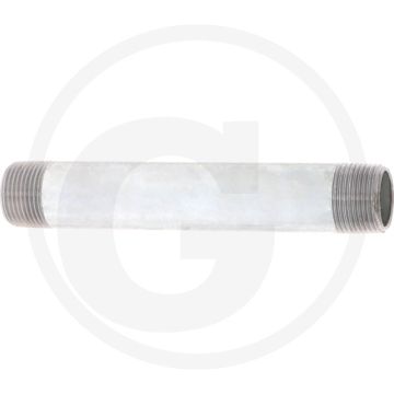 Draadstuk 3/4" staal, verzinkt 150mm