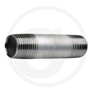 Draadstuk 3/4" staal, verzinkt 200mm