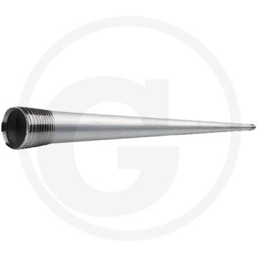 Draadstuk 3/4" staal, verzinkt 2000mm