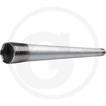 Draadstuk 1" staal, verzinkt, lengte 1000mm