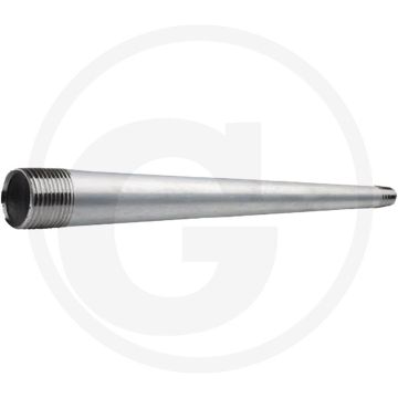 Draadstuk 1" staal, verzinkt, lengte 1500mm