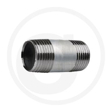 Draadstuk 1 1/4" staal, verzinkt 60mm