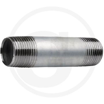 Draadstuk 1 1/4" staal, verzinkt 300mm