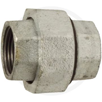 Schroefkoppeling 3/4" gietijzer conisch afdichtend