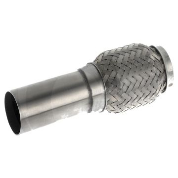 Flexibele buisverbinding 221mm (Ø52mm) (met aansluitbuis, eenzijdig)