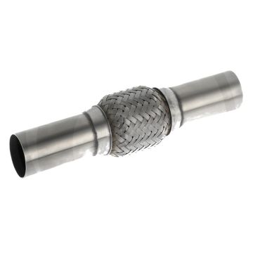 Flexibele buisverbinding 220mm (Ø63mm) (met aan beide zijden een aansluitbuis)