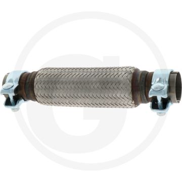 Flexibele buisverbinding 300mm (Ø45,5mm) (met sleuf en klemmen)