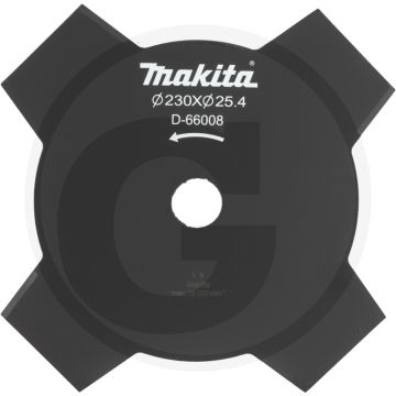 Makita Grasmaaimes 4-tands 230mm - 25,4mm gat