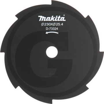 Makita Grasmaaimes 8-tands 230mm - 25,4mm gat