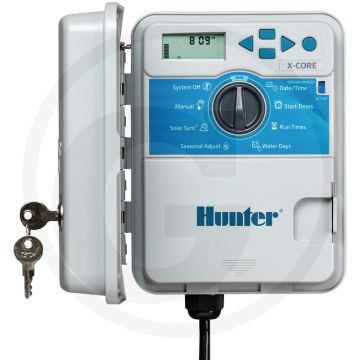 Hunter beregeningscomputer x-core 8 zones - outdoor - 230v input - 24v output