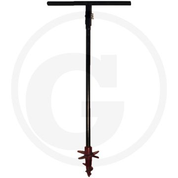 Grondboor 125 mm - 1000 mm lengte, grijs gietijzer, t-handgreep