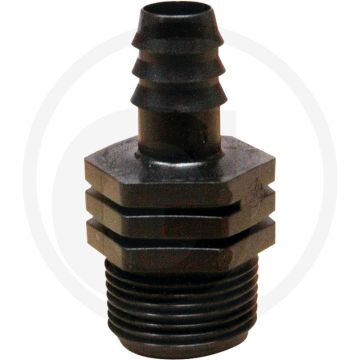 Netafim insteekkoppeling 20mm x 3/4" polypropyleen - 100 stuks