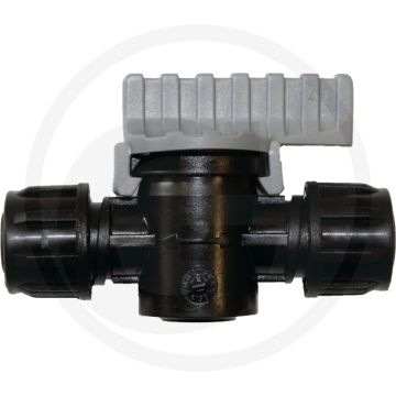 Robinet à boisseau sphérique Netafim à verrouillage rotatif connexion 16mm