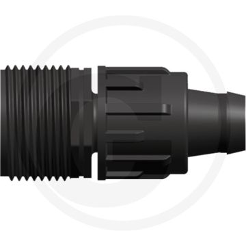 Schroefkoppeling 3/8" - Ø 22mm - max. 4 bar - pp-b