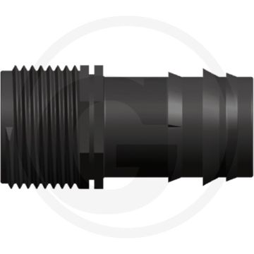 Raccord de tuyau 20 x 3/4" filetage extérieur