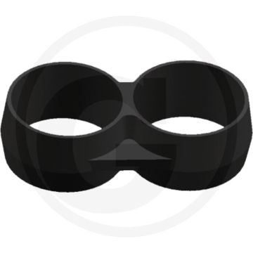 Dubbele ring - passend voor leiding-Ø 20mm