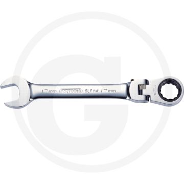 Ks tools gearplus® schanier ringratel-steeksleutel, vergrendelbaar, 8 mm - 72 tanden