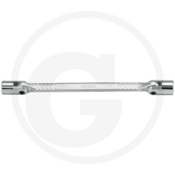 Ks tools classic dubbele gewrichtsleutel, 6 x 7 mm - flanktraction-profil, gelenk, schwenkbereich - 198 mm