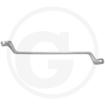 Ks tools classic ringsleutel, gebogen, 6 x 7 mm - flanktraction-profil, dünnwandig, chrom vanadium