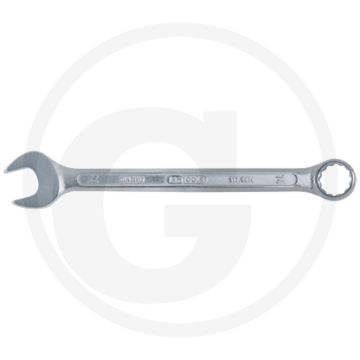 Clé à anneaux Ks tools, coudée, 46 mm - flanc traction-profil, din 3113, iso 3318, iso 7738