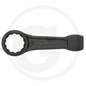 Ks tools ringslagsleutel, 55 mm - flanktraction-profil, din 7444, chrom-molybdän