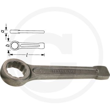 Hazet ringslagsleutel 70 mm - speciaal staal, din 7444
