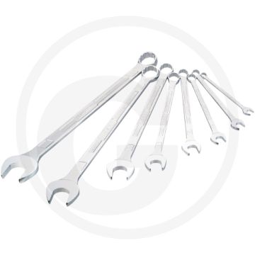 Hazet ring-steeksleutelset 8-delig, extra lang, chroom-vanadium