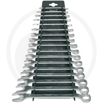 Hazet ring-steeksleutelset 17-delig, sleutelmaten 6-24 mm