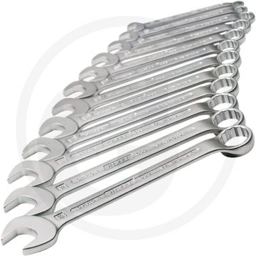 Hazet ring-steeksleutelset 17-delig, sleutelmaten 7-27 mm